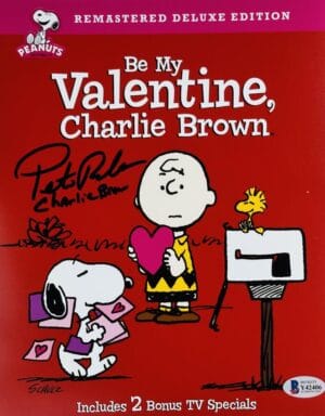 PETER ROBBINS SIGNED 8X10 PHOTO CHARLIE BROWN CHRISTMAS THANKSGIVING BAS 406