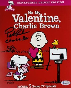 PETER ROBBINS SIGNED 8X10 PHOTO CHARLIE BROWN CHRISTMAS THANKSGIVING BAS 407