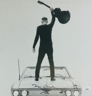 BRYAN ADAMS SIGNED SO HAPPY IT HURTS 12X12 ALBUM VINYL LP RECORD INSERT JSA 291