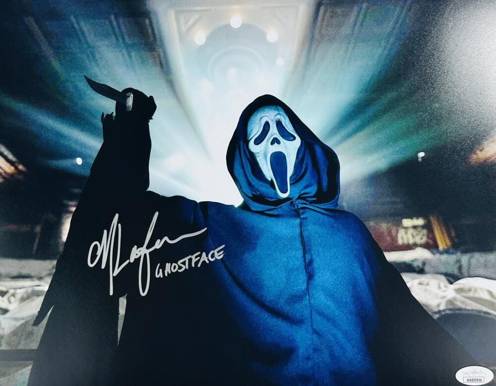 MAX LAFERRIERE SIGNED 11x14 PHOTO SCREAM VI 6 GHOSTFACE HORROR AUTOGRAPH JSA 946