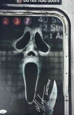 MAX LAFERRIERE SIGNED 11x17 PHOTO SCREAM VI 6 GHOSTFACE HORROR AUTOGRAPH JSA 966