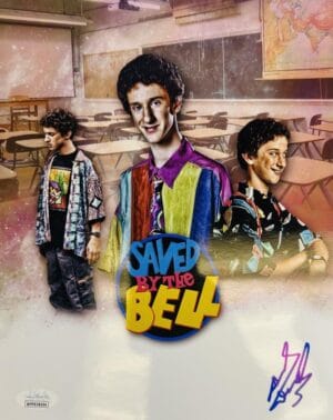 DUSTIN DIAMOND SIGNED SCREECH 8X10 PHOTO SAVED BY THE BELL AUTOGRAPH JSA 094
