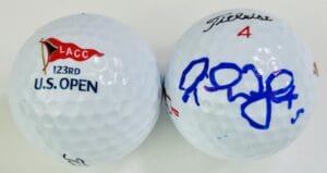 DAVID WRIGHT SIGNED 2023 U.S. OPEN GOLF BALL US AUTOGRAPH NEW YORK METS K1