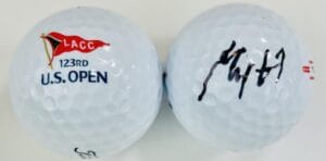 MAX HOMA SIGNED 2023 U.S. OPEN GOLF BALL US AUTOGRAPH LA COUNTRY CLUB K4