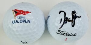 DUSTIN JOHNSON SIGNED 2023 U.S. OPEN GOLF BALL US 2014 AUTOGRAPH LIV DJ K1