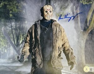 KEN KIRZINGER FRIDAY THE 13TH SIGNED 8X10 PHOTO JASON VOORHEES AUTOGRAPH BAS 205