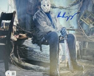 KEN KIRZINGER FRIDAY THE 13TH SIGNED 8X10 PHOTO JASON VOORHEES AUTOGRAPH BAS 041