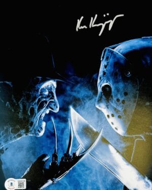 KEN KIRZINGER FRIDAY THE 13TH SIGNED 8X10 PHOTO JASON VOORHEES AUTOGRAPH BAS 196