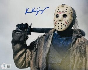 KEN KIRZINGER FRIDAY THE 13TH SIGNED 8X10 PHOTO JASON VOORHEES AUTOGRAPH BAS 080