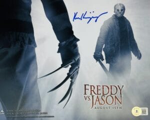 KEN KIRZINGER FRIDAY THE 13TH SIGNED 8X10 PHOTO JASON VOORHEES AUTOGRAPH BAS 071