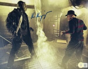 KEN KIRZINGER FRIDAY THE 13TH SIGNED 8X10 PHOTO JASON VOORHEES AUTOGRAPH BAS 216