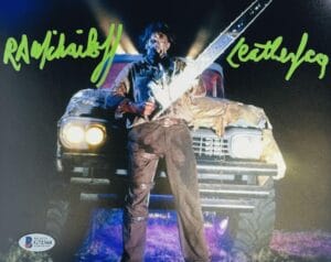 RA R.A. MIHAILOFF SIGNED 8x10 PHOTO TEXAS CHAINSAW MASSACRE LEATHERFACE BAS 360