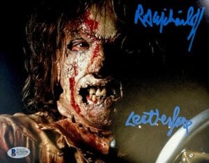 RA R.A. MIHAILOFF SIGNED 8x10 PHOTO TEXAS CHAINSAW MASSACRE LEATHERFACE BAS 376