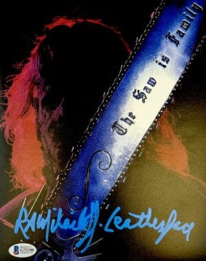 RA R.A. MIHAILOFF SIGNED 8x10 PHOTO TEXAS CHAINSAW MASSACRE LEATHERFACE BAS 380