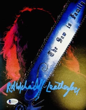 RA R.A. MIHAILOFF SIGNED 8x10 PHOTO TEXAS CHAINSAW MASSACRE LEATHERFACE BAS 381