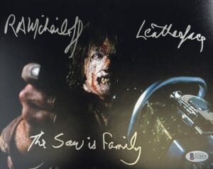 RA R.A. MIHAILOFF SIGNED 8x10 PHOTO TEXAS CHAINSAW MASSACRE LEATHERFACE BAS 474