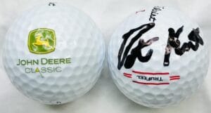 PETER KUEST SIGNED JOHN DEERE CLASSIC GOLF BALL 2023 BYU COUGARS AUTOGRAPH K1