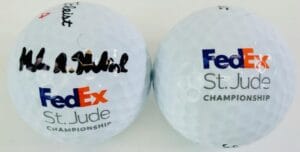 MATT NESMITH SIGNED 2023 FEDEX ST. JUDE CLASSIC GOLF BALL PLAYOFFS AUTOGRAPH K1