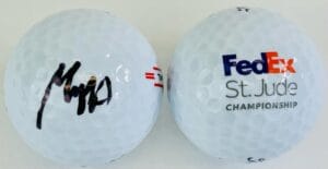 MAX HOMA SIGNED 2023 FEDEX ST. JUDE CLASSIC GOLF BALL PLAYOFFS AUTOGRAPH PGA K1