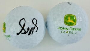 SEPP STRAKA SIGNED 2023 JOHN DEERE CLASSIC GOLF BALL WINNER AUTOGRAPH PGA K2