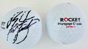 RICKIE FOWLER SIGNED 2023 ROCKET MORTGAGE CLASSIC GOLF BALL FEDEX PGA WINNER K3