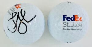 LUCAS GLOVER SIGNED 2023 FEDEX ST. JUDE CLASSIC GOLF BALL PGA TOUR WINNER K3