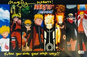 MAILE FLANAGAN SIGNED NARUTO 11X17 PHOTO ANIME AUTOGRAPH SHIPUDEN BAS 844