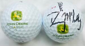 DENNY MCCARTHY SIGNED JOHN DEERE CLASSIC GOLF BALL 2023 FEDEX PLAYOFFS PGA K1
