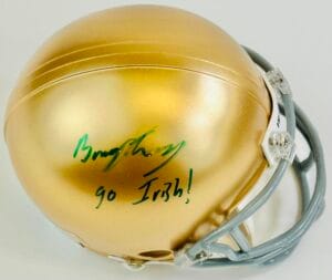 RONALD DARBY SIGNED NOTRE DAME FIGHTING IRISH MINI HELMET AUTOGRAPH EAGLES J1