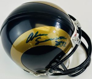 ALEC OGLETREE SIGNED ST. LOUIS RAMS MINI HELMET GEORGIA BULLDOGS AUTOGRAPH J2