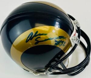 ALEC OGLETREE SIGNED ST. LOUIS RAMS MINI HELMET GEORGIA BULLDOGS AUTOGRAPH J2