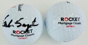 GORDON SARGENT SIGNED ROCKET MORTGAGE CLASSIC GOLF BALL 2024 AUGUSTA MASTERS K4