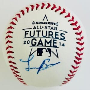 LUIS SEVERINO 2014 FUTURES GAME LOGO BASEBALL NEW YORK YANKEES MLB AUTOGRAPH J1