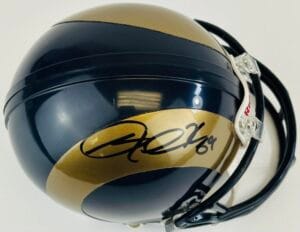 JARED COOK SIGNED ST. LOUIS RAMS MINI HELMET SOUTH CAROLINA GAMECOCKS AUTOGRAPH J2