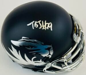 TERRY BECKNER SIGNED CHROME MIZZOU TIGERS MINI HELMET MISSOURI AUTOGRAPH J1