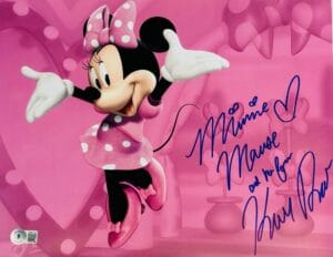 KAITLYN ROBROCK SIGNED MINNIE MOUSE 11x14 PHOTO DISNEY AUTOGRAPH BAS 415