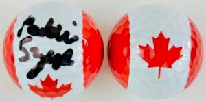MADDIE SZERYK SIGNED CANADA FLAG LOGO GOLF BALL AGGIES AUTOGRAPH COA K1