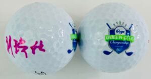 RUIXIN LIU SIGNED KROGER QUEEN CITY CHAMPIONSHIP GOLF BALL AUTOGRAPH COA K1