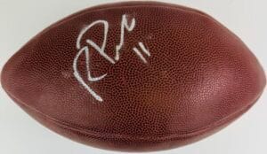 RON POWLUS SIGNED NFL FOOTBALL NOTRE DAME FIGHTING IRISH AUTOGRAPH COA J1