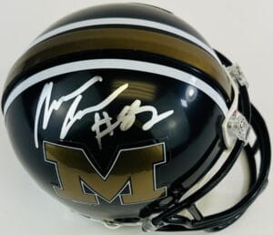 MICHAEL EGNEW SIGNED MISSOURI TIGERS THROWBACK MINI HELMET MIZZOU AUTOGRAPH J1