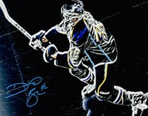 DAVID BACKES SIGNED ST. LOUIS BLUES 11X14 PHOTO AUTOGRAPH BOSTON BRUINS JSA 090