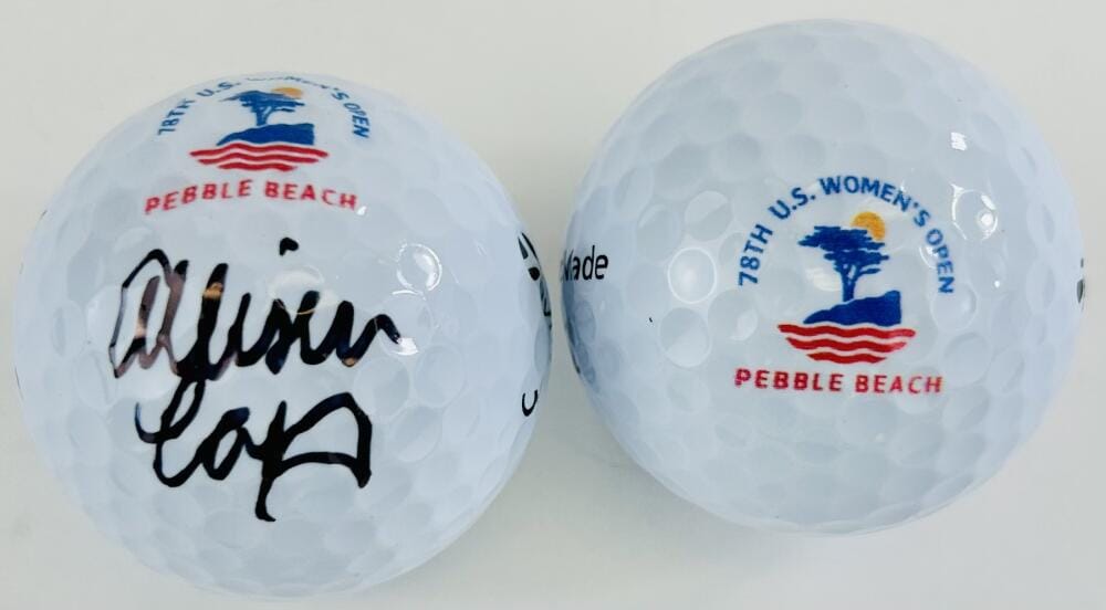 ALLISEN CORPUZ SIGNED 2023 WOMENS U.S. OPEN GOLF BALL PEBBLE BEACH AUTOGRAPH K3