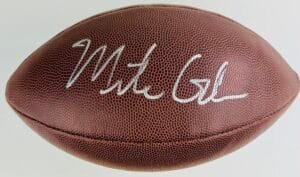 MIKE GLENNON SIGNED NFL FOOTBALL NC STATE WOLF PACK BUCCANEERS AUTOGRAPH J3