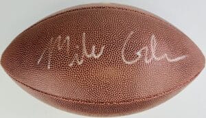 MIKE GLENNON SIGNED NFL FOOTBALL NC STATE WOLF PACK BUCCANEERS AUTOGRAPH J7