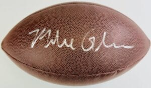 MIKE GLENNON SIGNED NFL FOOTBALL NC STATE WOLF PACK BUCCANEERS AUTOGRAPH J4