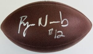 RYAN NASSIB SIGNED NFL FOOTBALL SYRACUSE ORANGE NEW YORK GIANTS AUTOGRAPH J1