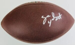 ZAC DYSERT SIGNED NFL FOOTBALL MIAMI REDHAWKS OHIO DENVER BRONCOS AUTOGRAPH J1