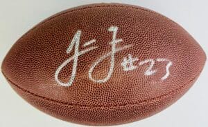 JOHNATHAN FRANKLIN SIGNED NFL FOOTBALL UCLA BRUINS PACKERS AUTOGRAPH COA J2
