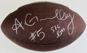 ANTWAN GOODLEY SIGNED NIKE NCAA FOOTBALL BAYLOR BEARS SIC EM CHIEFS AUTOGRAPH J2