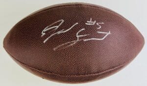 JOSH STEWART SIGNED NFL FOOTBALL OKLAHOMA STATE COWBOYS POKES AUTOGRAPH K1